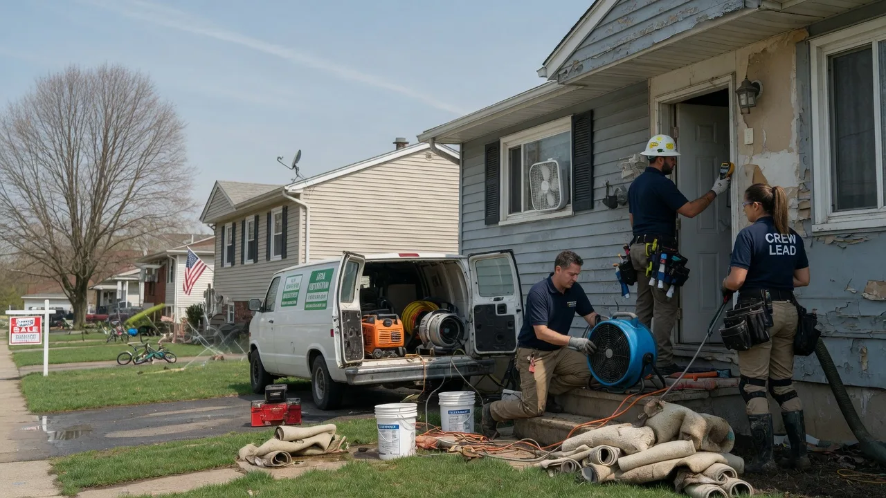 Flood Cleanup in Harrison, NJ near me